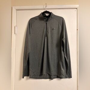 Men’s Under Armour Gray Quarter-Zip Pullover size L